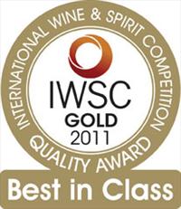 Brecon Gin Gold Medal at Iwsc 2011