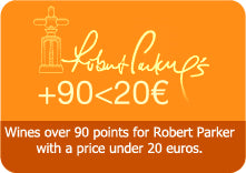 Red wines with 90 or more parker points for less than 20€