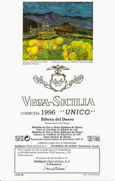Vega Sicilia Único 1996 Magnum