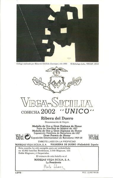 Vega Sicilia Único 2002 Magnum